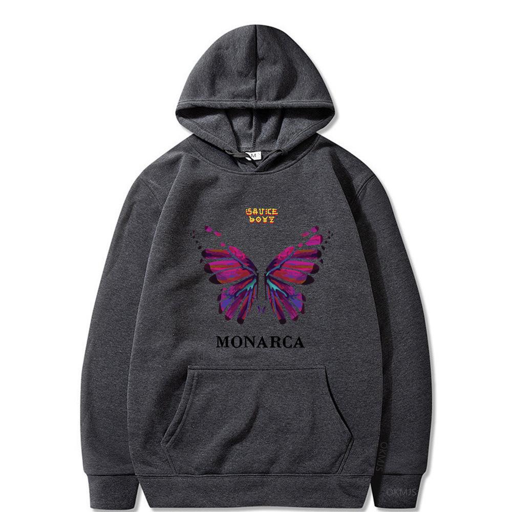 Eladio Carrion Sauce Boyz Monarca Funko Pop Anime Mikiny Mikina Muži Ženy Módní Design Pulovr Fleecové Mikiny