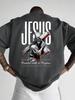 Jesus Religiöse Kunst Mode Sommer Herren T-Shirt 100% Reine Baumwolle Street Trend Kurzarm Herrenbekleidung