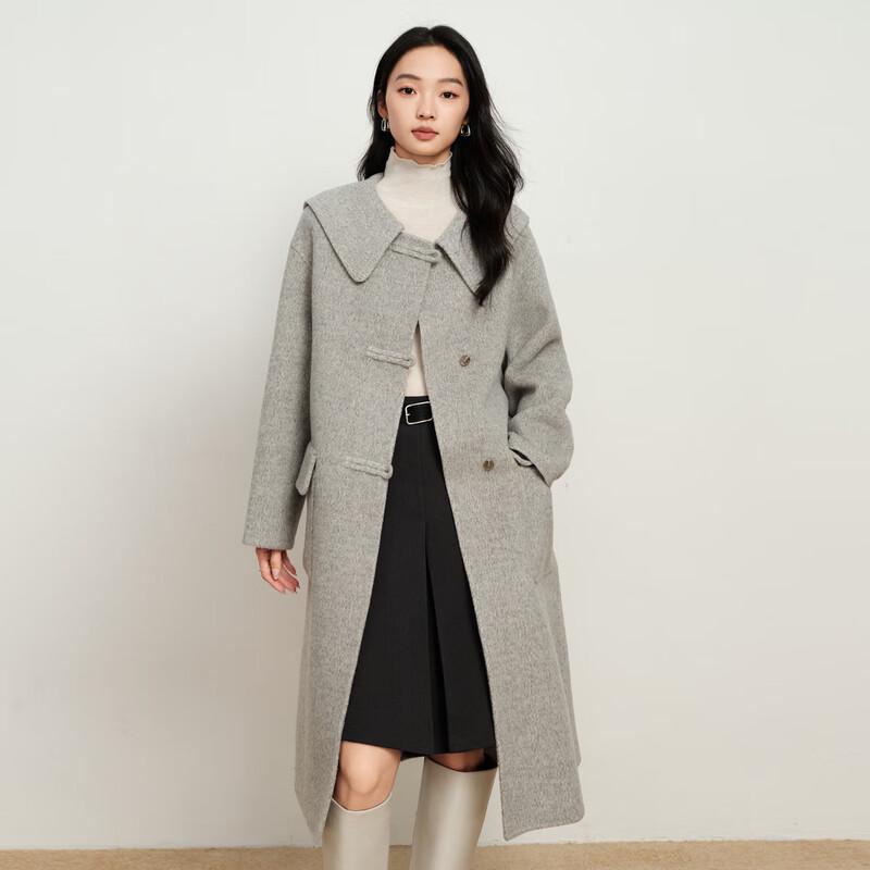 Elva' Island Women's Double-Faced Wool Coat
