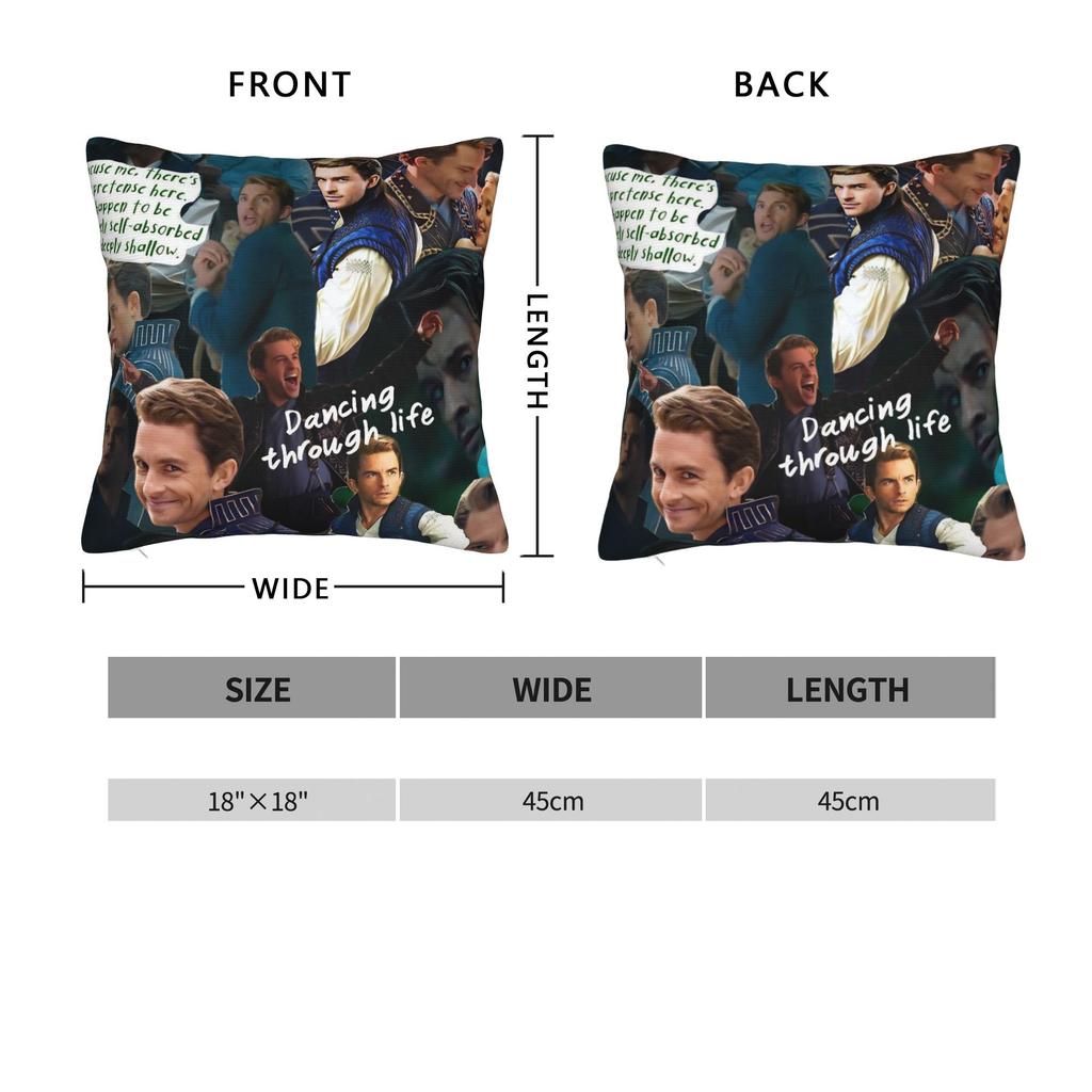 Jonathan Bailey Pillow Case Novelty Pillow Cover Print Pillowcases For Sofa Bedroom Home Decor