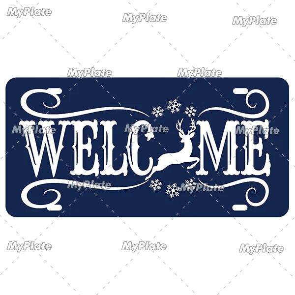 

[MyPlate] Винтажный номерной знак с Рождеством, подарок, жестяная вывеска, металлическая табличка, украшение для дома, магазин, бар, паб, плакат, металлическая стена 15x30cm