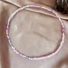 Krāsaina kaklarota ar pērlītēm Boho Choker eleganta pludmales kaklarota, rokām darināta, izbalēšanas izturīga rotaslieta vasaras aksesuārs sievietēm