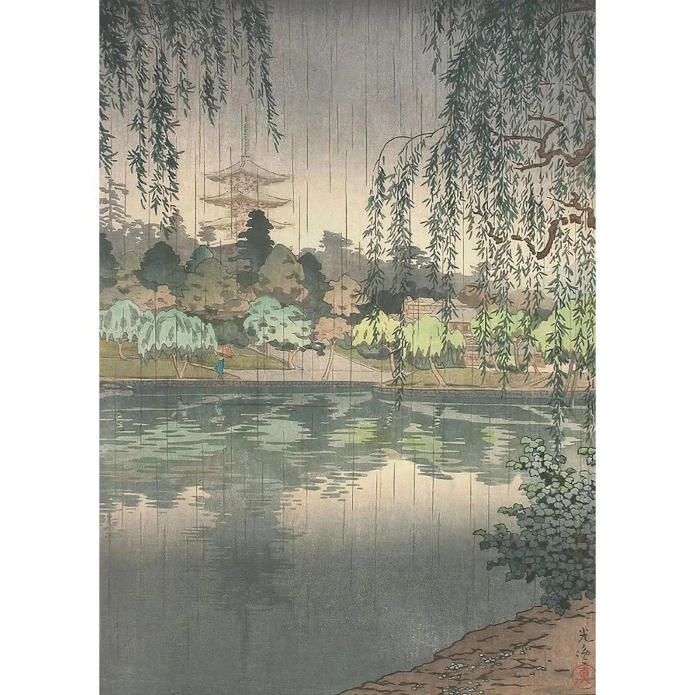 Dipinti su Tela d'Arte Giapponese Vintage Stampa Poster Yayoi Kusama Katsushika Hokusai Arte da Parete Immagine HD per Soggiorno Decorazione Casa