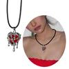 Temperament Love Pendant Necklaces for Women Hip Hop Imprisoned Heart Choker