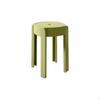 Round Pinwheel-Top Stool Thickened Design Stackable Seat Space-Saving Household