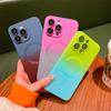Moskado Luxury Gradient Color Magnetic Phone Case For Iphone 14 11 13 12pro Max 14 Plus Full Lens Protective Film Soft Tpu Cover