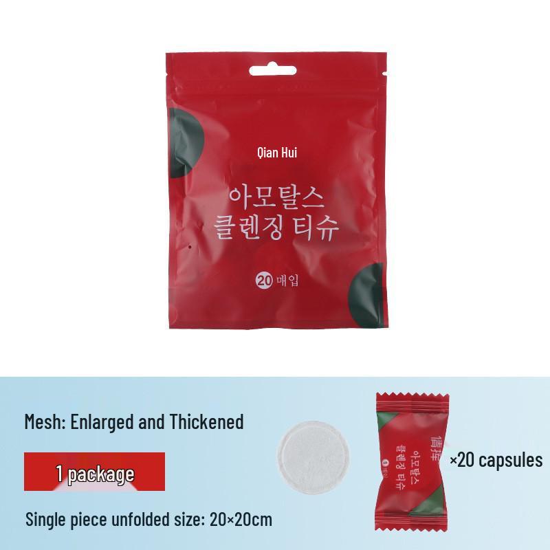Individually Packaged Disposable Compressed Cotton Face Towels - Soft, Absorbent, Thickened for Travel