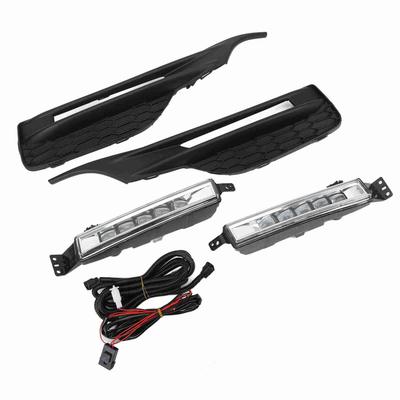 Front Bumper Fog Lights Set 33900T2AA21 with Frame for Accord Sedan 4Dr 2016‑2017