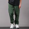 [Jerry] Easy Pants Men's One Point Logo Embroidery Cool Touch Sensation UV Cut Jogger Pants Bottoms Sports Training Outdoor Moss Green M