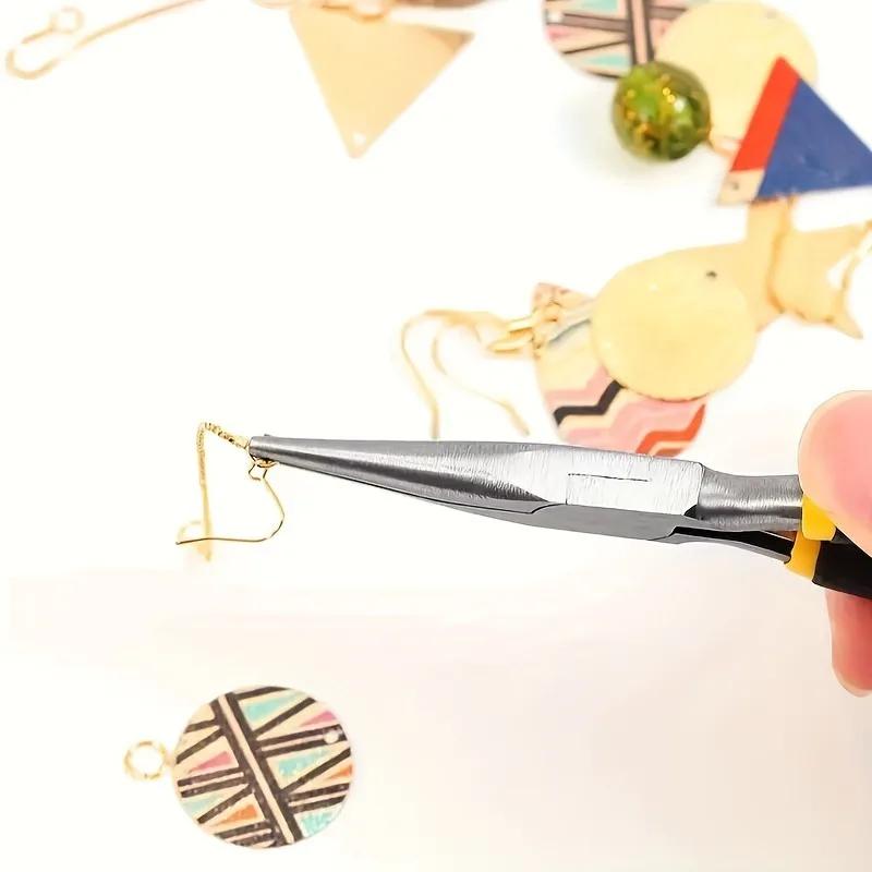 8 PCS Multi-types Plier Jewellery Hardware Making Tool Light Weight Making Beading Mini Pliers Sharp Nose Diagonal Portable