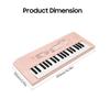 Electronic Piano with Mini Keyboard 37 Key Electronic Keyboard Piano Children  S Piano Pink