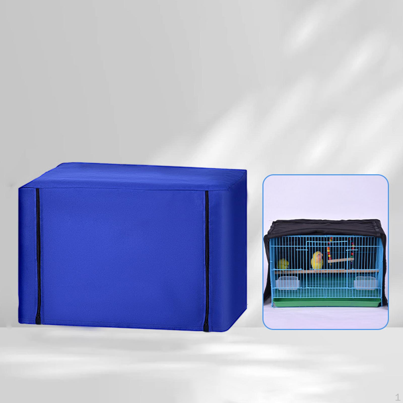 

Bird Cage Cover Animal Privacy Sunproof Washable Breathable Night Enclosure Dustproof for Parrot 50cmx35cmx33cm