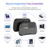 New M9 BT&2.4G Mini Wireless Keyboard 7 Backlit  Type-C Voice  IR Learning Air Mouse Remote Touchpad  for Android TV Box PC