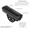 Waterproof Bike Front/Rear Light Smart Sense USB Rechargeable Bicycle Light Power Display Bike Headlight Taillight Bike