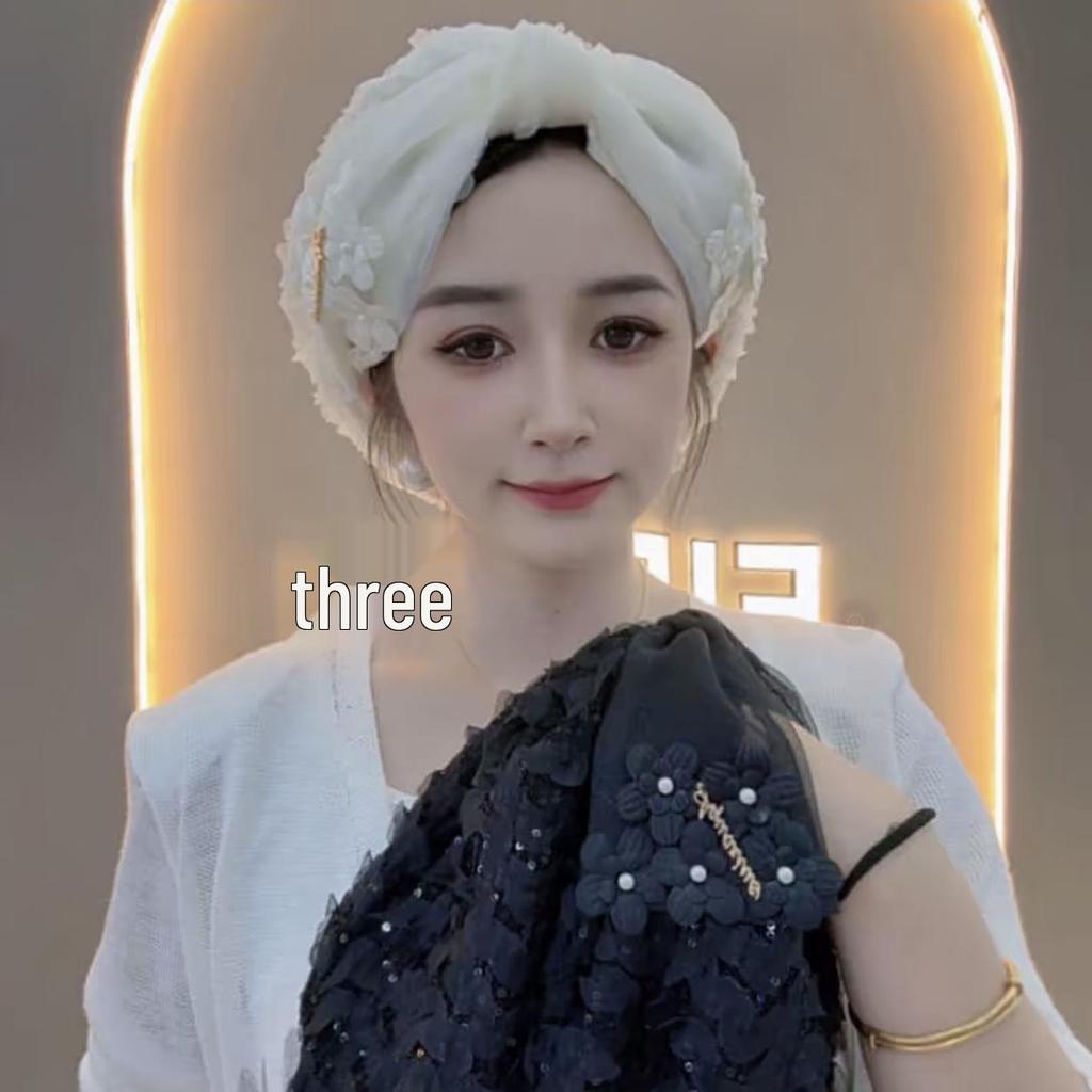 Trendy Indian Summer Hat & Head Wrap with Slim Tang Knot Design