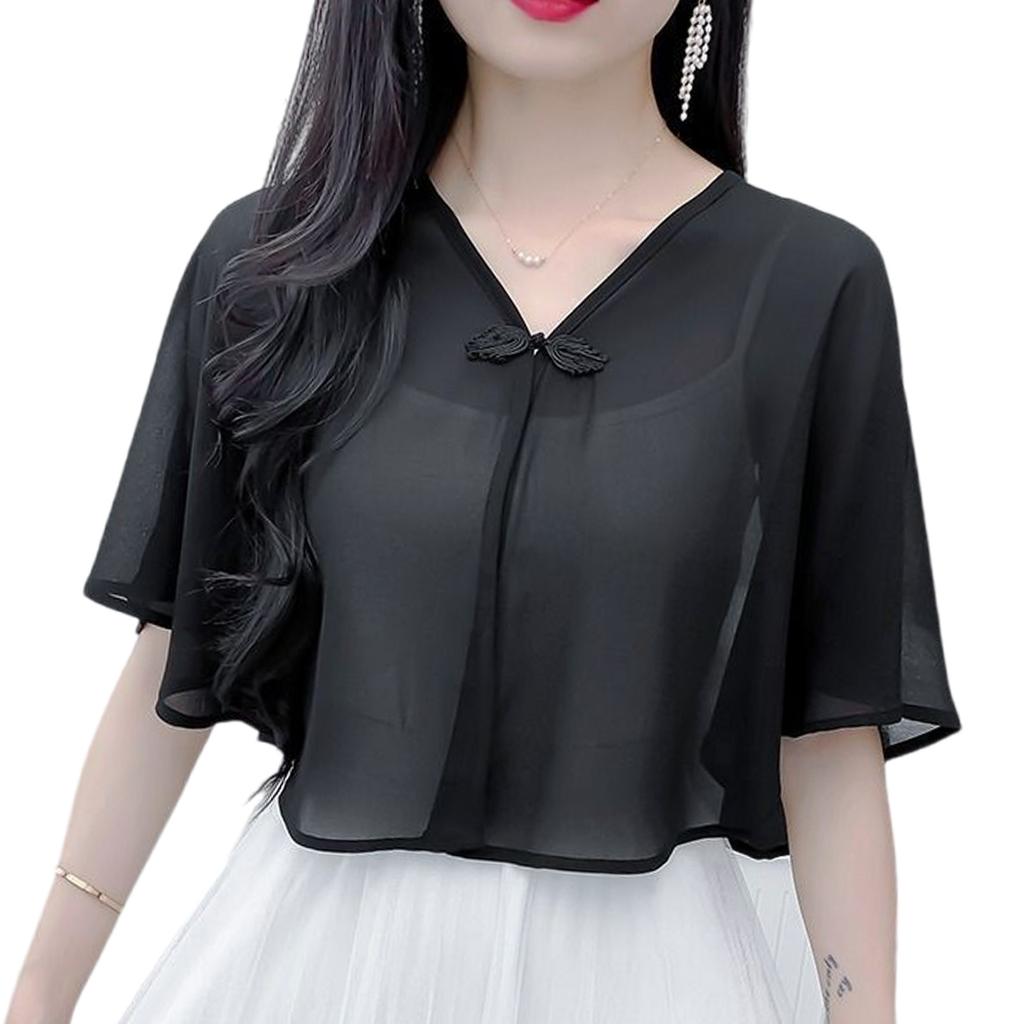 Breathable French Design Chiffon Scarf Stole Thin Shoulder Wrap Fashion Accessory For Casual Wear and Formal Occasion