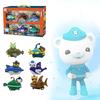 6pcs The Octonauts Toys Car Figure Barnacles Peso Kwazii Crew Car Toy Gift Kids