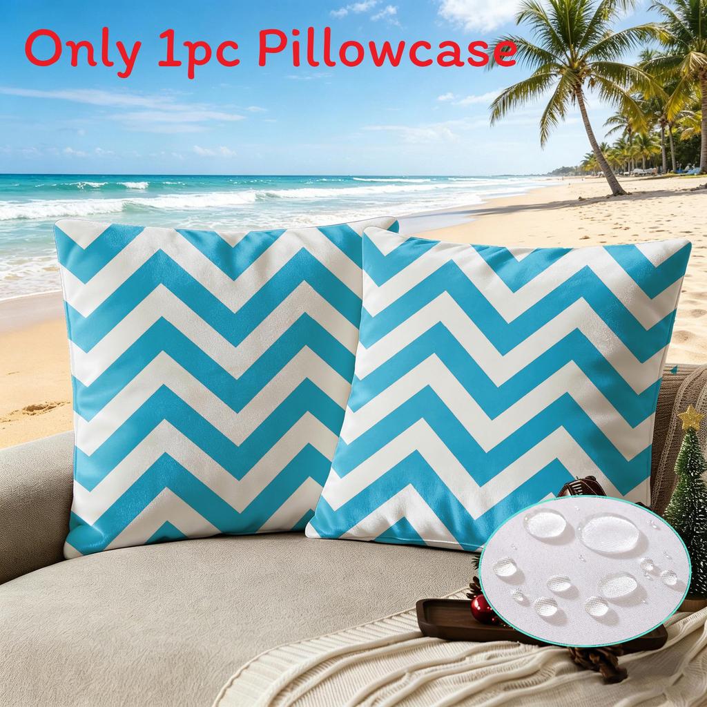 Modern Minimalist Polyester Waterproof Pillow Cover With Digital Print For Living Room Decor