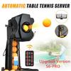 100-240V S6 Professional Table Tennis Robots Sender Pitching Serve Machine Trainer Racquet Sports Collecting Net with 100 Ping Pong Balls