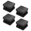 4 Piece Anti Vibration Square Base For Recording Equipment And Small Devices EVA Construction Supports 220lbs Weight
