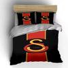 Bold "S" Logo Design. Bedding Sets Duvet Cover Sets Duvet Covers Pillowcases(1 * Duvet Cover 2 * Pillowcases Without Duvet Insert)