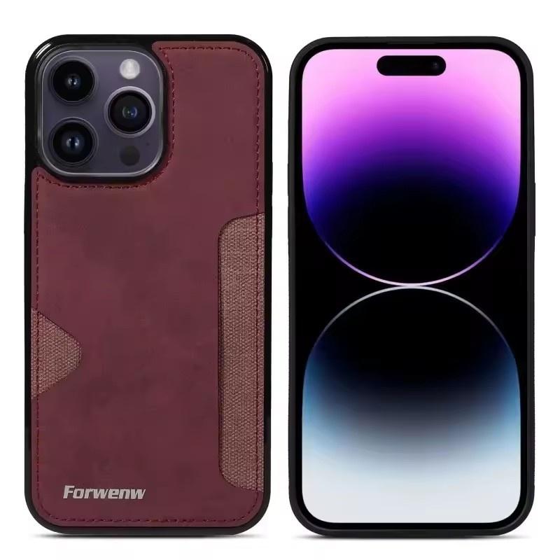 Retro Card Holder Phone Case for iPhone 16 15 14 13 12 11 Pro Max 16E Mini XS XR SE 7 8 Plus Busines Wallet PU Leather Cover