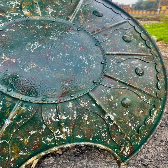 60.96 Cm Trojan Shield  Handmade Historical Battle Shield  Authentic Greek Warrior Replica