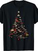 Unisex T-shirt Retro Fishing Lure Christmas Tree Fishermen Fishmas T-Shirt