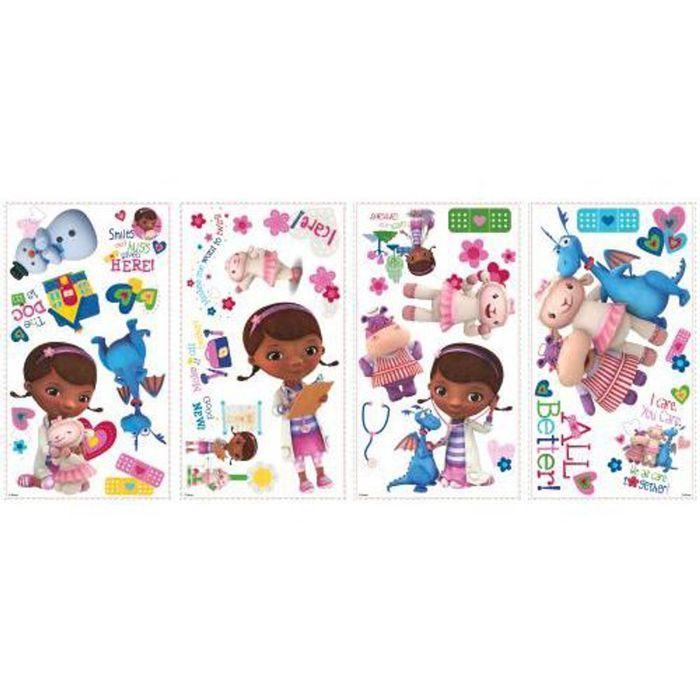 Repositionable Stickers of Doc McStuffins, Disney Animation Series