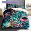 Mandala Pattern Bedding Quilt Set Quilt Cover Pillowcase Home Decoration Gift (1 * duvet cover + 2 * pillowcase, without core)