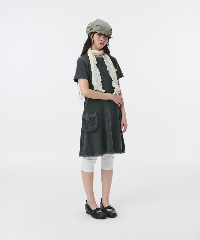 Ohesio Vintage Draped Cap, Khaki