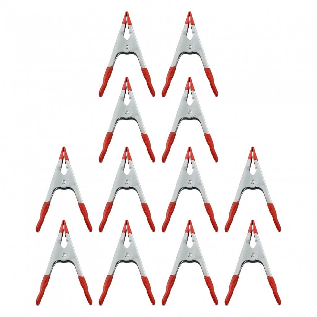 12Pack Heavy Duty 4Inch Spring Clamps for Woodworking and Photographic Needs