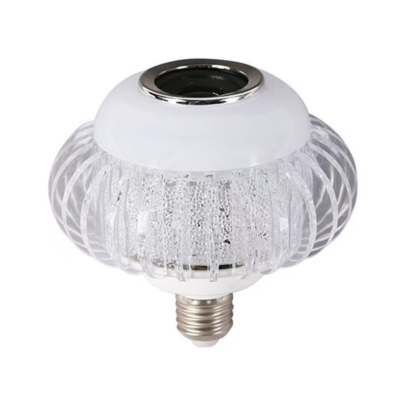 1Pc LED Colorful Bluetooth Smart Light Bulb Bedroom KTV Color RGB Ambient Music Bulb Remote Control Color Dimming