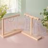 T/L-Shaped False Nail Art Color Card Display Stand Gel Polish Template Nail Art Tips Sample Stand Nail Polish Practice Shelf