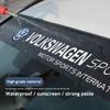 2026 Caldo Per Volkswagen VW Auto Parabrezza Anteriore Adesivo Decalcomania Decorazione Per VW GTI Polo Golf Passat Tiguan Arteon Touareg Taigo