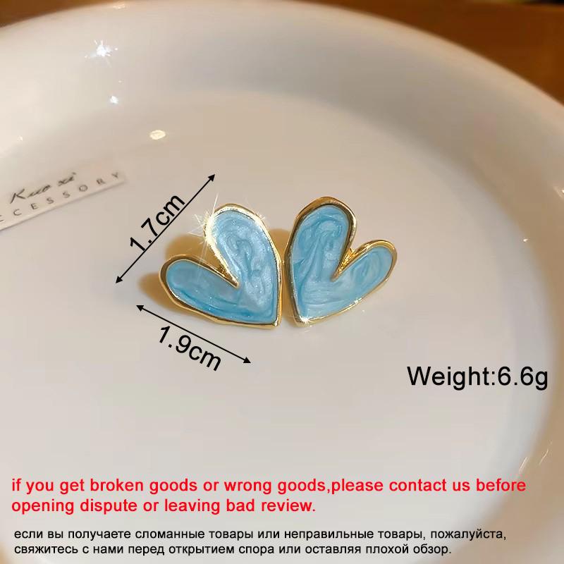 New Blue Color Geometric Earrings for Women Bohemian Flower Butterfly Pendants Female Dangle Earrings 2024 aretes de mujer