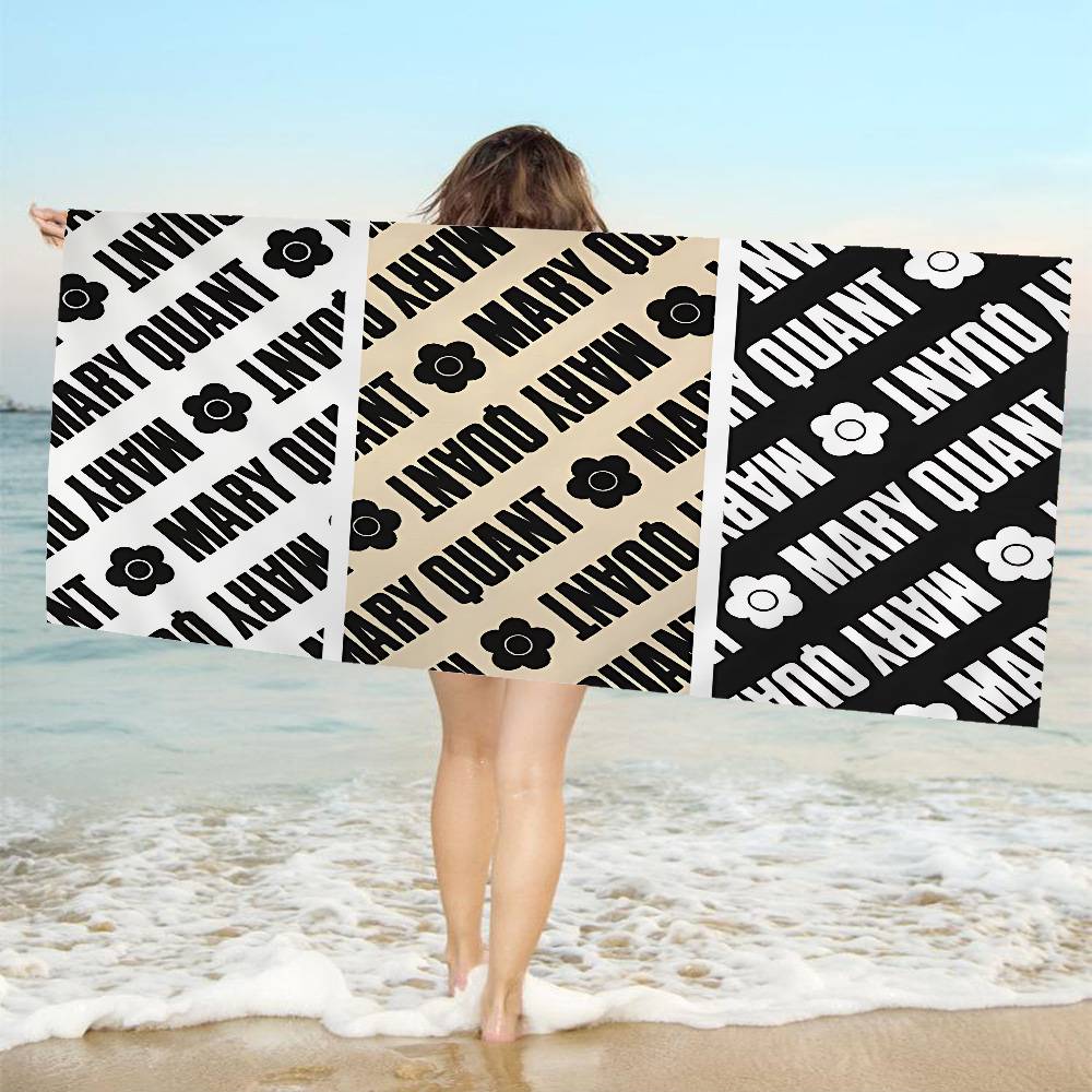 Fashion M-Mary-Q-Quants Bath Towel Microfiber Soft Water Absorbing Breathable For Girl Kids Decorative Cartoon Beach Towel