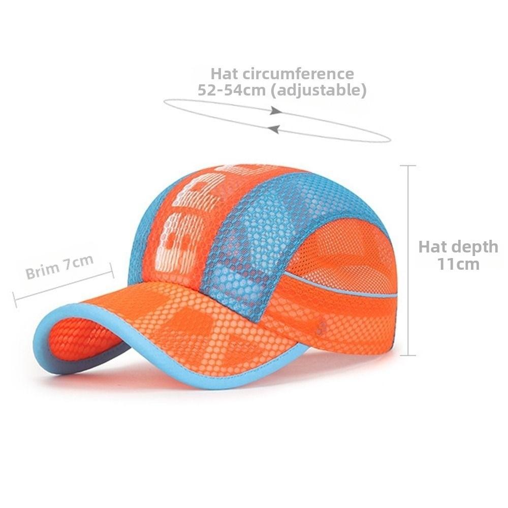 Quick Dry Mesh Sun Hat Breathable Baby Hat Fashion Sports Caps  For Children
