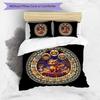 Golden Dragons Crown Pattern Bedding,Quilt Set Quilt Cover Pillowcase Home Birthday Gift (1*duvet Cover+2*pillowcase,without Core)
