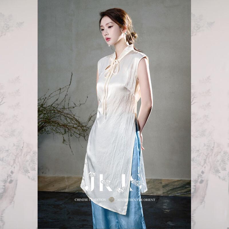 JK&JS Modern Chinese Acetate Qipao Dress