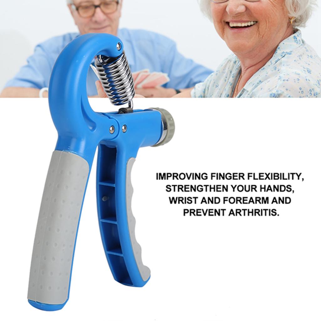 Hand Grips Adjustable Arm Strength Exercise Rehabilitation Finger Training Tool 5‑60kg