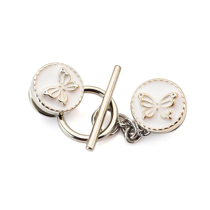 Anti-Light Brooches French Pearl Flowers Chain Brooch Removable Nail-Free Neckline Fixed Pin Coat Decorative Buckle