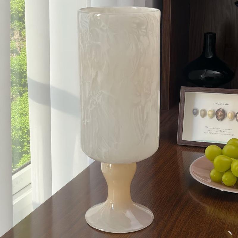 Glazed Vase Decorative Modern Vases Luxury Aesthetic Interior Flower Bottle Elegant Living Room Flowers Bottles Table Decoration