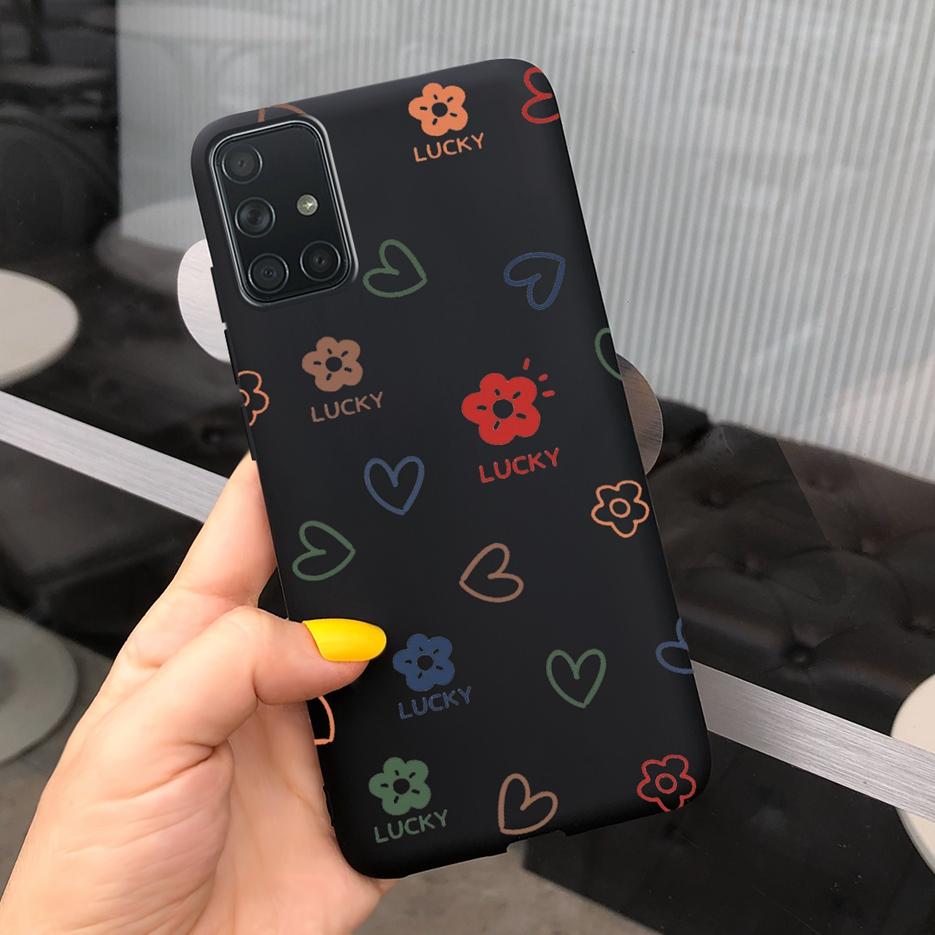 For Samsung Galaxy A31 A41 A51 A71 Case Cute Art Painted Back Cover Soft TPU Phone Case For Samsung A315 A415 A515 A715 F Bumper