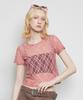 LARTIGENT L3 Lace T-Shirt(Pink)