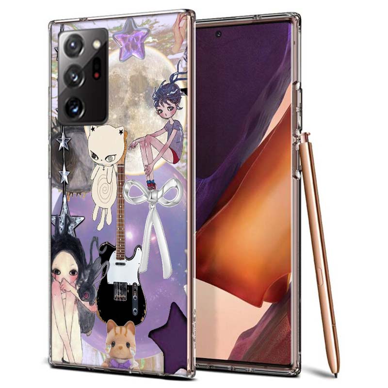 Aya Takano Gemälde Handyhülle für Samsung A55 A35 A25 A15 A07 A05S A16 A17 A26 A36 A37 A56 A57 Galaxy Note 20 10 A50S A71 A51
