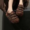 Scarpe da ginnastica tedesche con stampa leopardata retrò, nuove per la primavera, con velcro, suola spessa rialzante, suola morbida, scarpe casual da skate