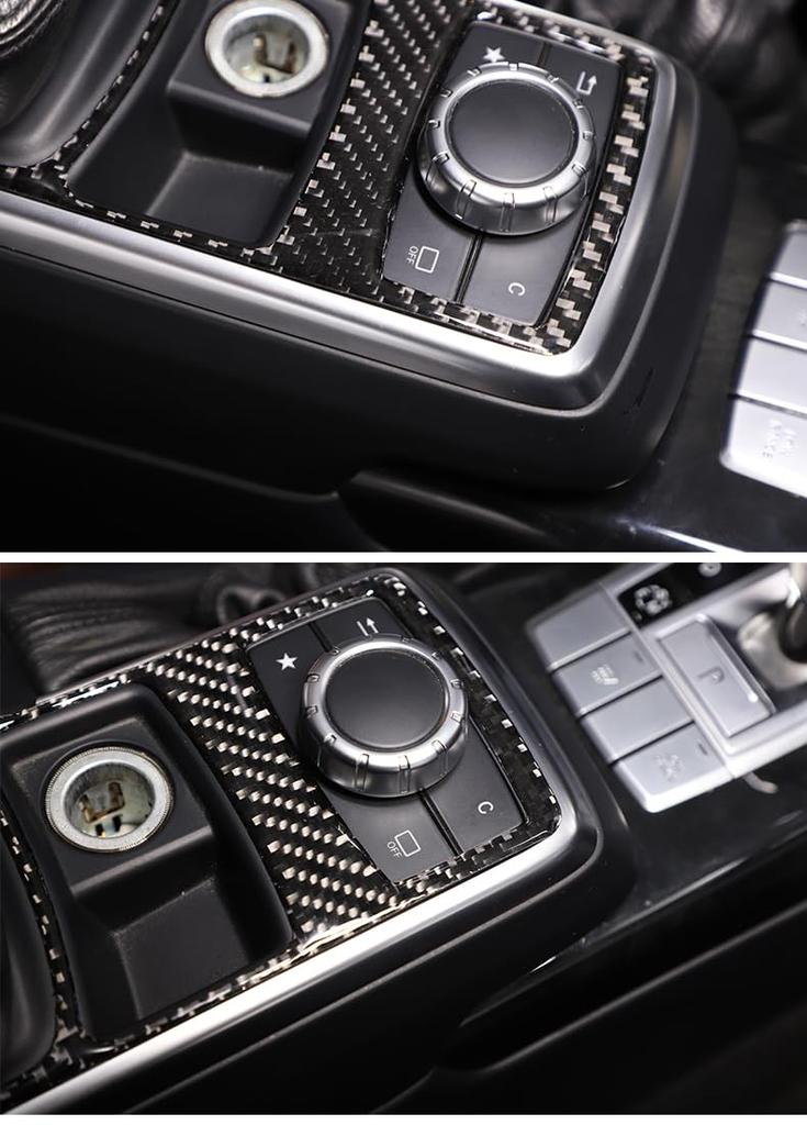 Hcilloend Center Control Panel Cover for New Multimedia Switch Carbon Protective Decorative Interior Easy Customizable Set Mercedes-Benz G-Class