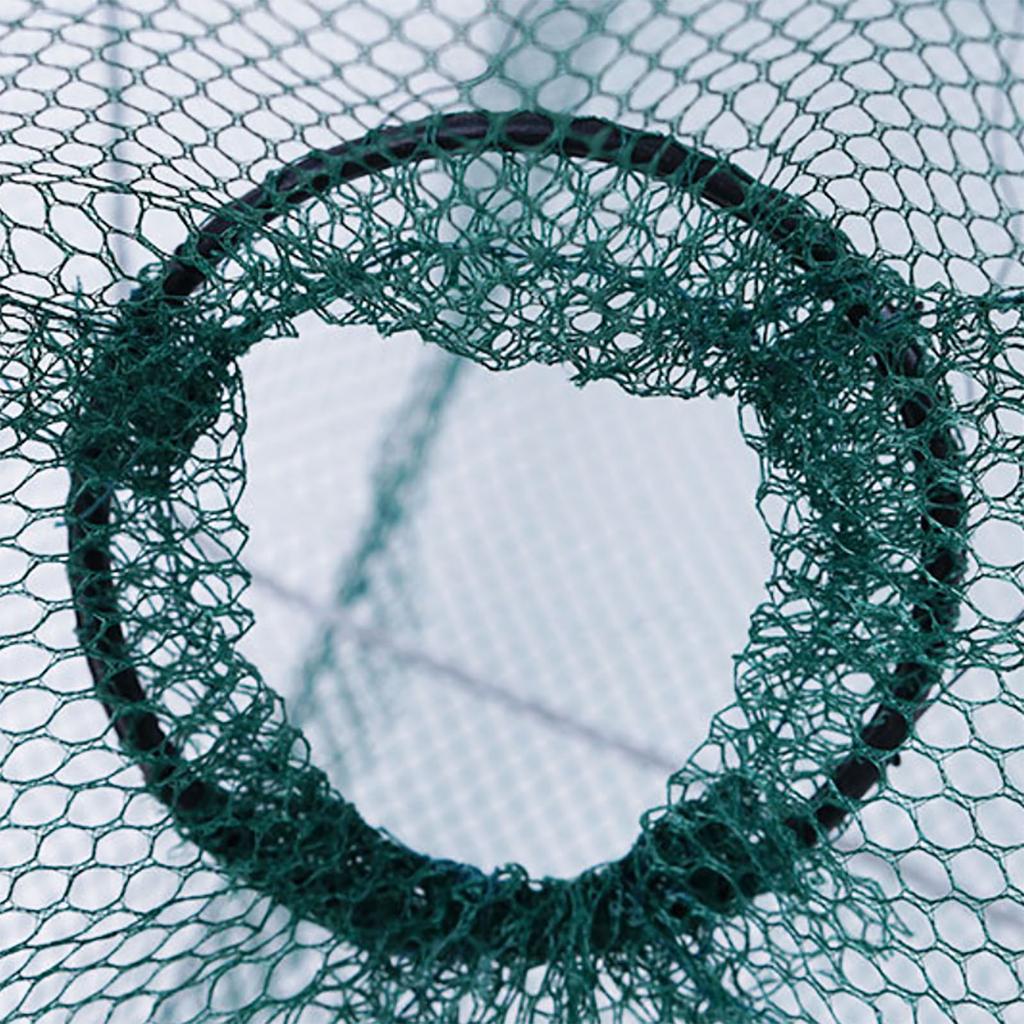 Portable Foldable Shrimp Cage Fish Trap Net Fishing Gear For Catching Shrimp Crayfish Lobster Crab