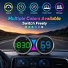 GPS Speedometer for Car, Universal MPH HUD Heads Up Display with Large Digital Screen Overspeed Alarm & Fatigue Driving Alert USB Powered Compatible